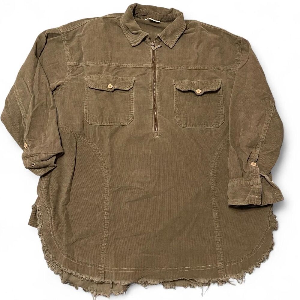 Aerie Women's Green and Khaki Jacket